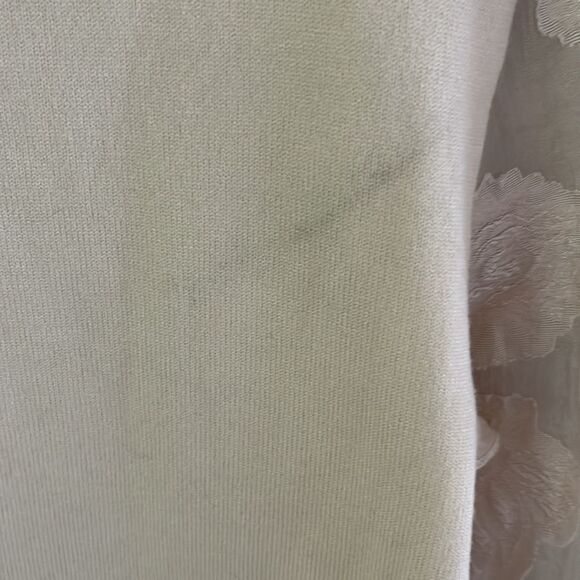 Flying Tomato White Fitted Ruffled Puff Sleeve Blouse - Picture 8 of 8